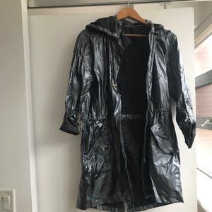 Dex Gunmetal raincoat